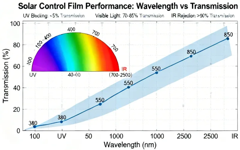 Solar control window film spectral performance Eastman Chemical